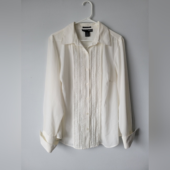 Norton Mcnaughton Woman Ivory Blouse 16W - Picture 2 of 10